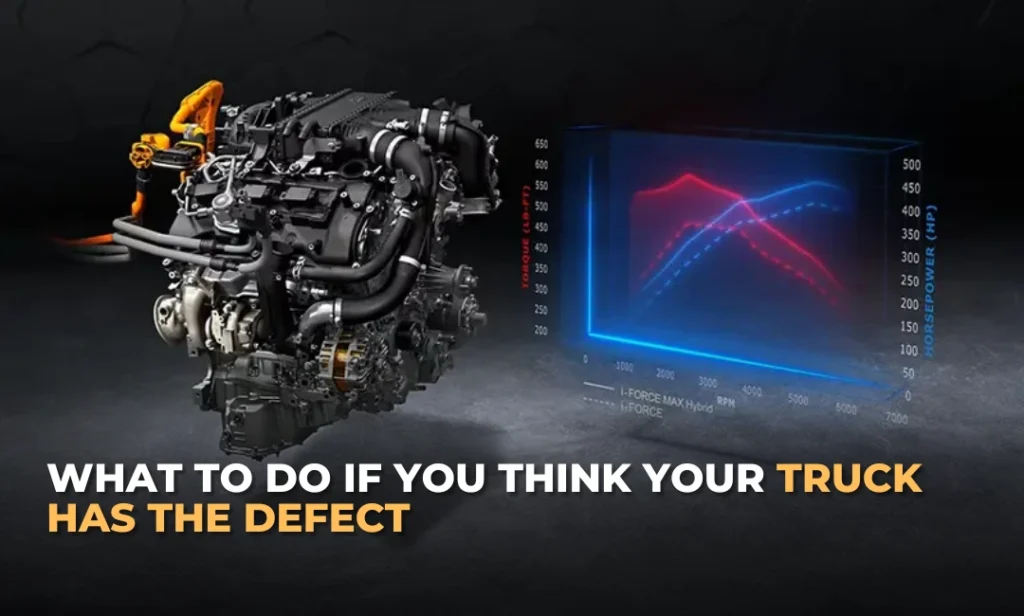 What to Do if You Think Your Truck Has the Defect
