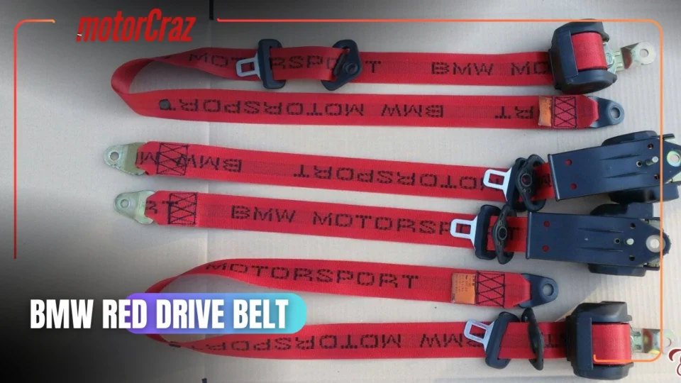 BMW Red Drive Belt Purpose & Replacement Guide for All Models