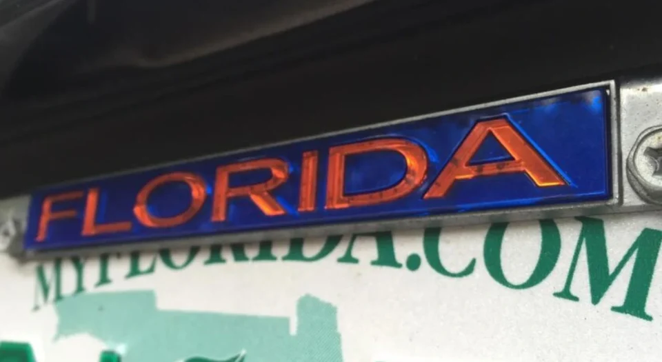 Florida License Plate Frame Law Releases Guidelines Drivers Should Know
